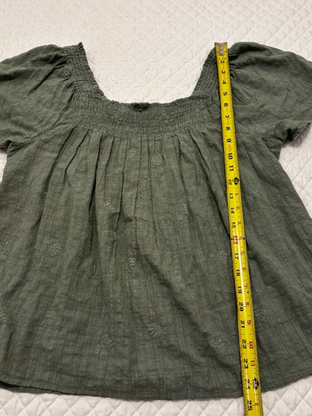 Women’s Madewell Short-Sleeved Blouse M - Picture 5 of 7